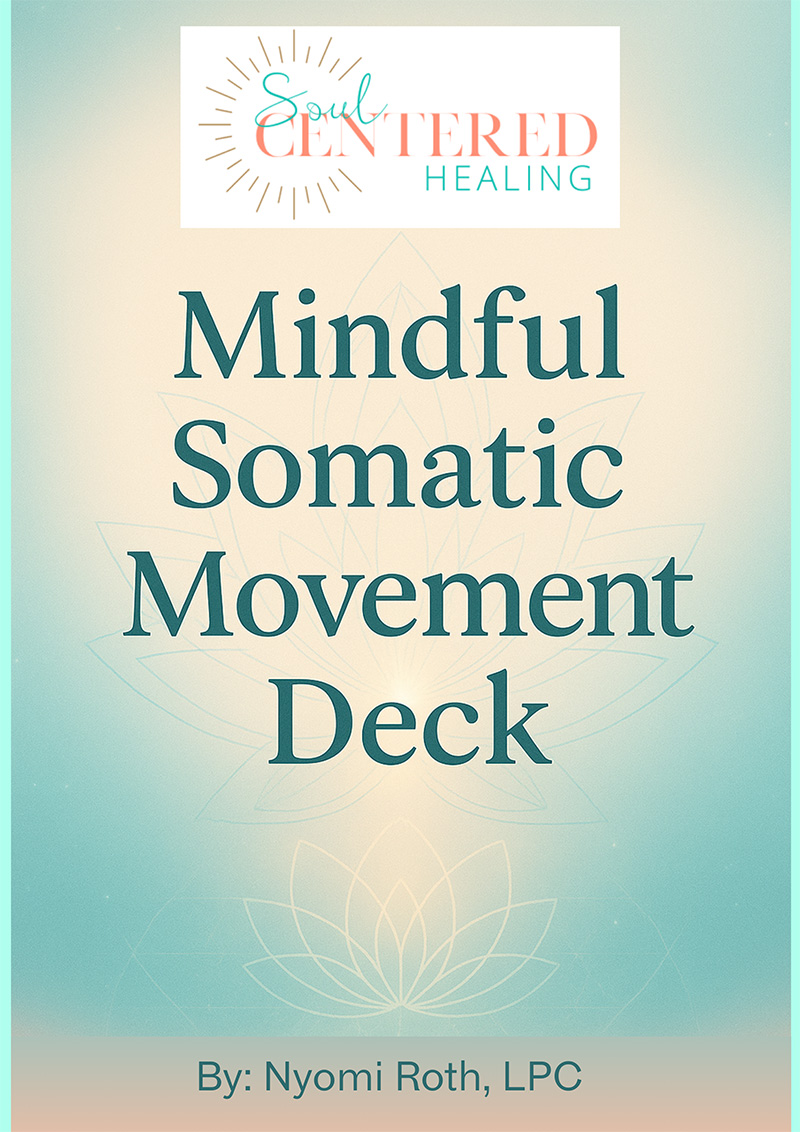 Mindful somatic movement deck | Therapist Tools and Resources