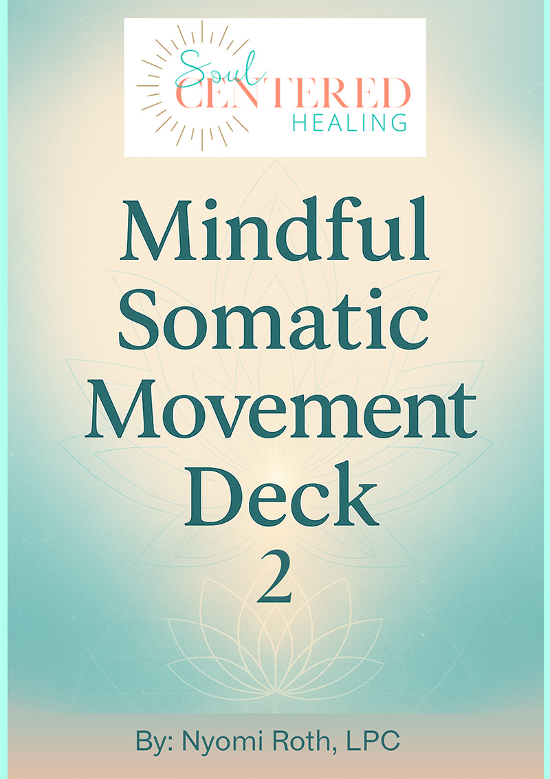 Mindful somatic movement deck | Therapist Tools and Resources