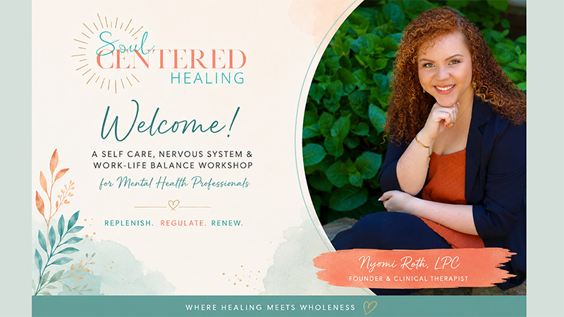 Sustainable Care for Mental Health Professionals Through Nervous System Awareness, Somatic Practices & Grounding