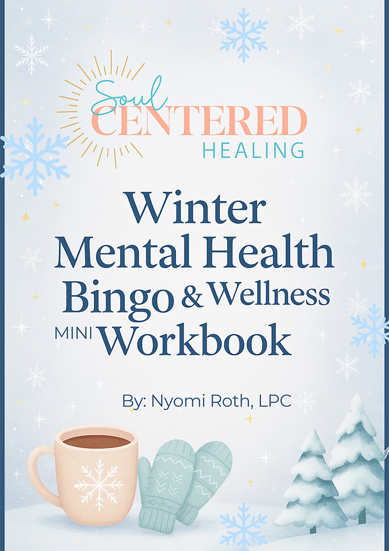 Winter Mental Health Bingo & Wellness Mini Workbook