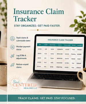 insurance claim tracker | Therapist Tools and Resources